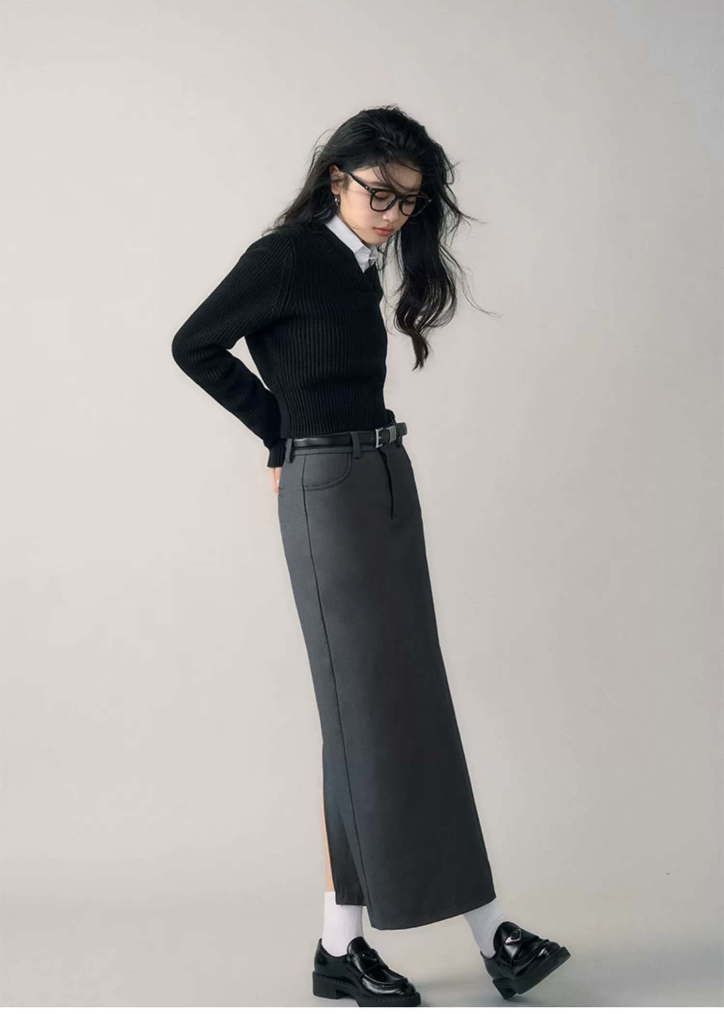 A-Line Long Skirt