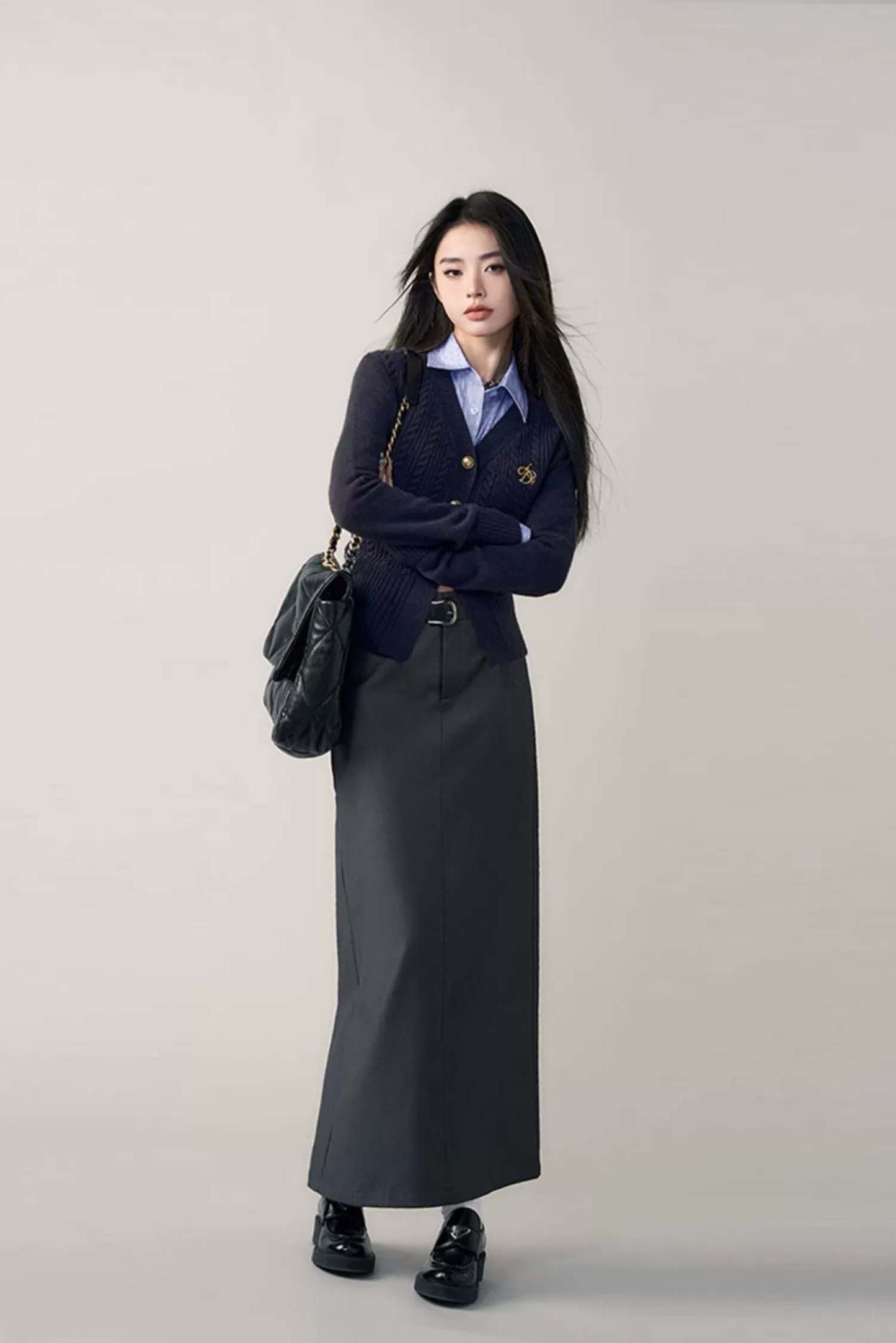 A-Line Long Skirt