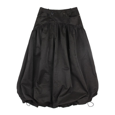 Retro Silhouette Parachute Skirt