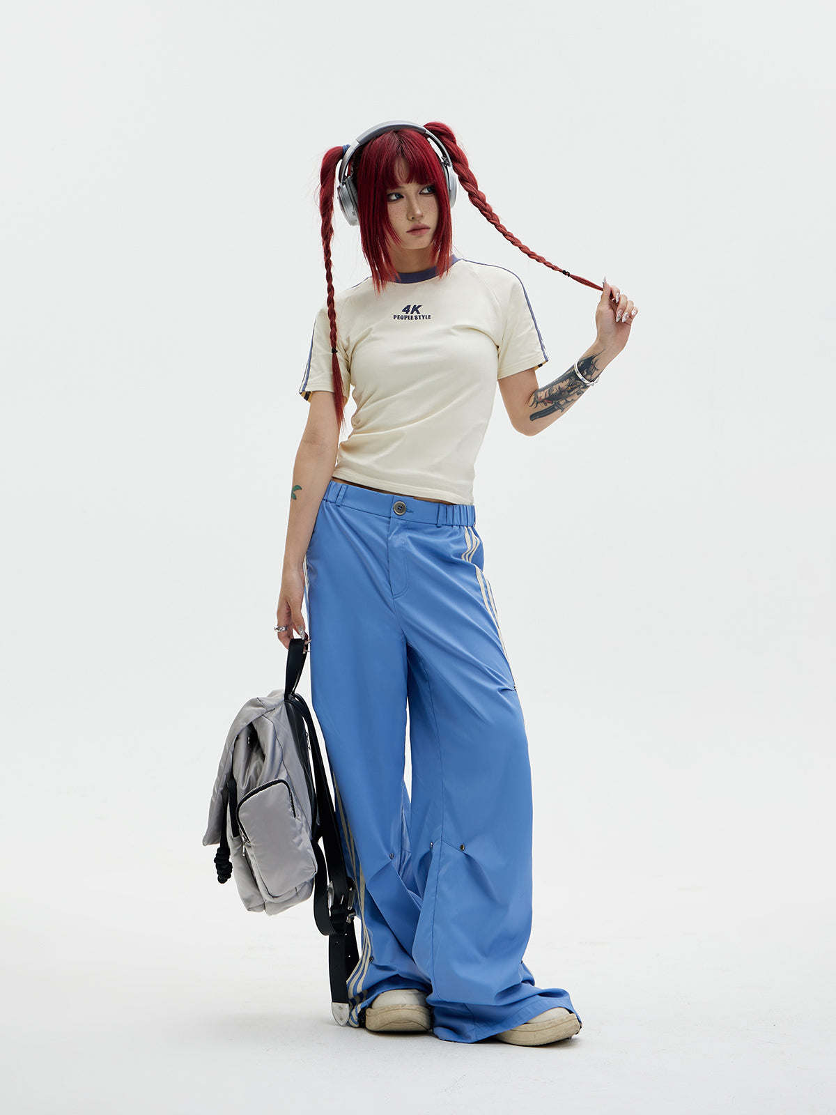 Wide Leg Sideline Casual Pants