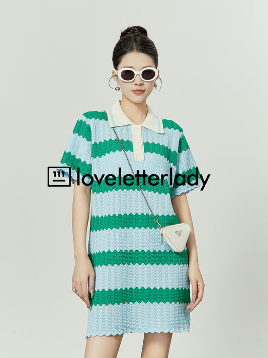 Polo collar Dress