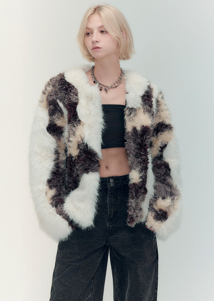 Autumn/Winter Design Gentle Fur Jacket